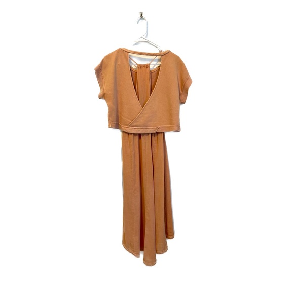 NWOT Anthropologie Daily Practice Soft Pink/Peach Sheer Summer Dress Size 6 - Picture 4 of 8